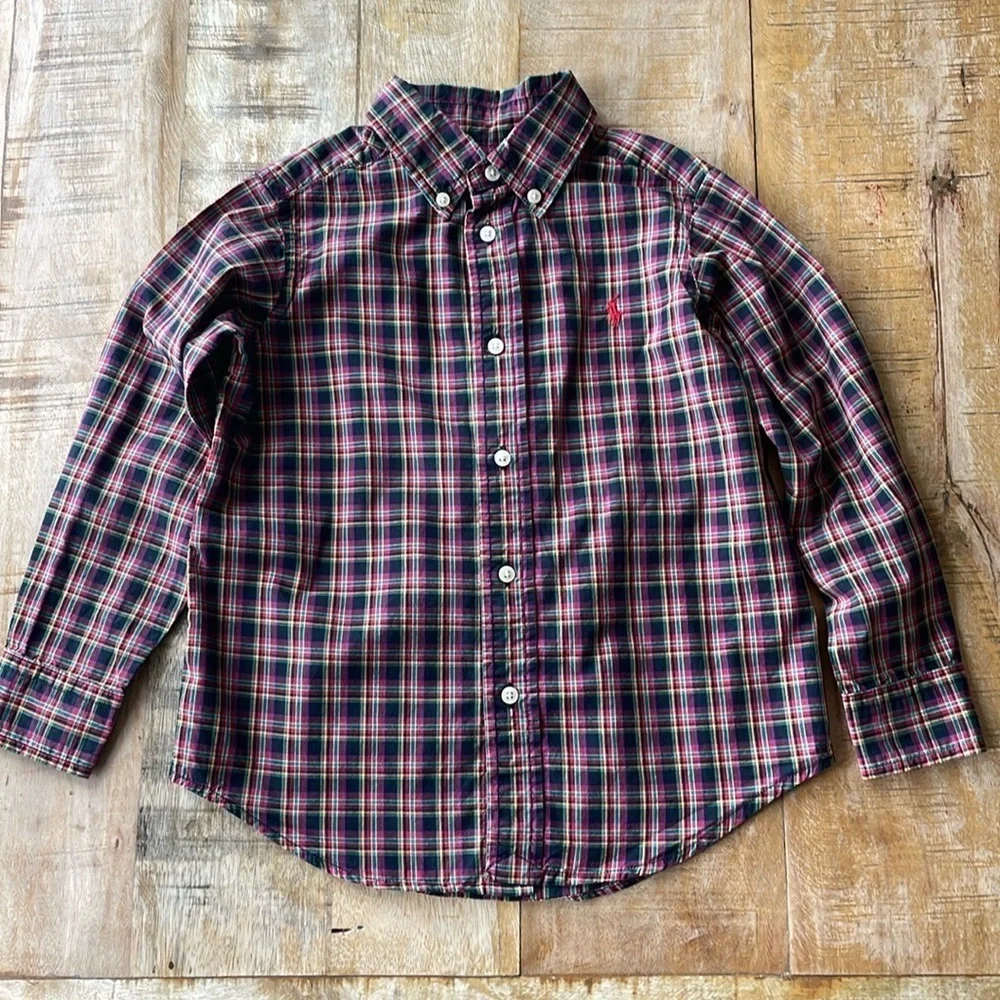 Ralph Lauren plaid shirt 4t